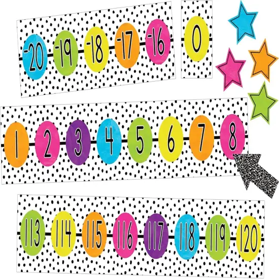 Teacher Created Resources Brights 4Ever Number Line (-20 to 120) Bulletin Board {1}