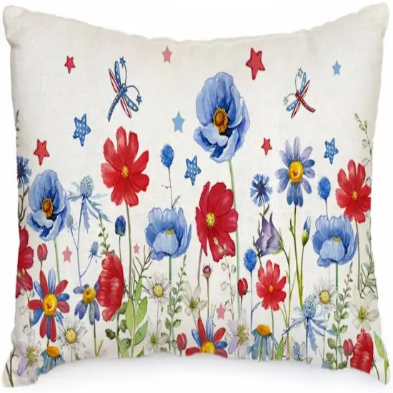 4th of July Pillow Covers 12x20 Inch {1}