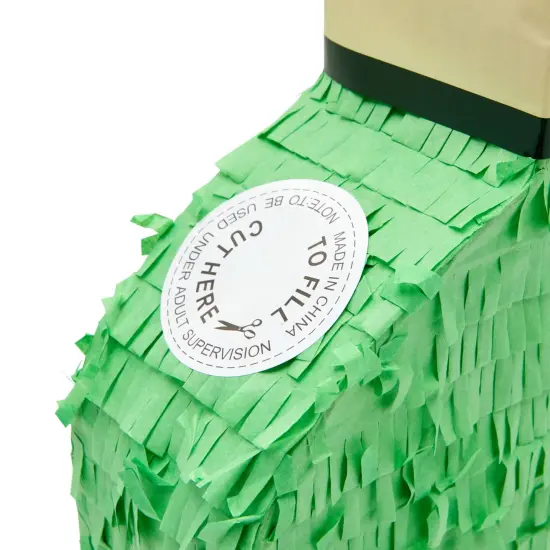 Whisky Bottle Adult Pinata, 21st Birthday, Bachelor Party Decorations for Men (16.5 x 11 In) Green {6}