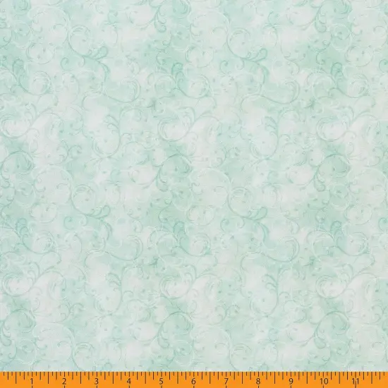 Mook Fabrics Elegance Cotton Fabric [45 in. Wide] - By The Yard Mint {3}