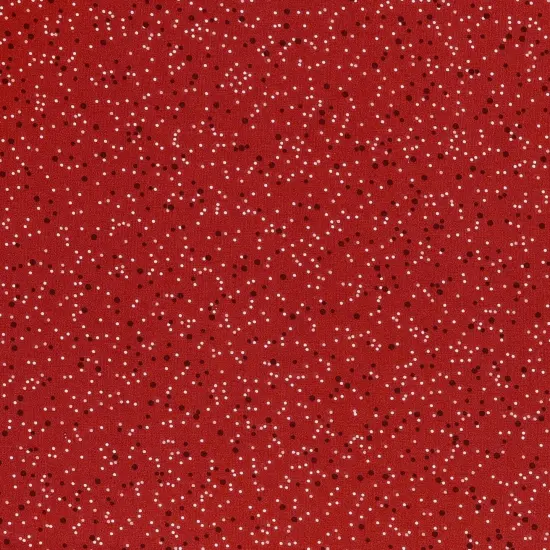 Mook Fabrics Dotted Cotton Fabric [108 in. Wide] - By The Yard Savvy Red {1}