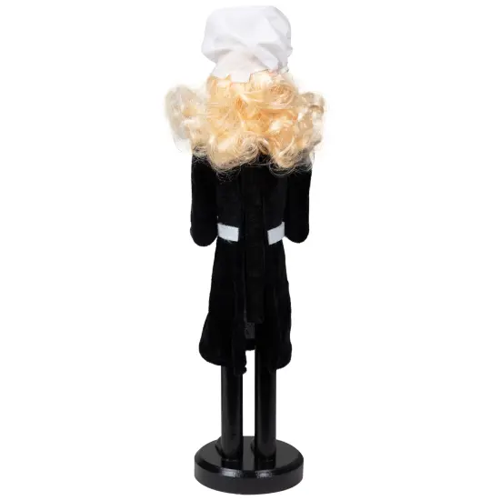 Northlight Pilgrim Woman Thanksgiving Fall Harvest Wooden Nutcracker Decoration - 14" White {6}