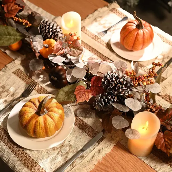 Fall Maple Leaves Garlands - Brown {3}