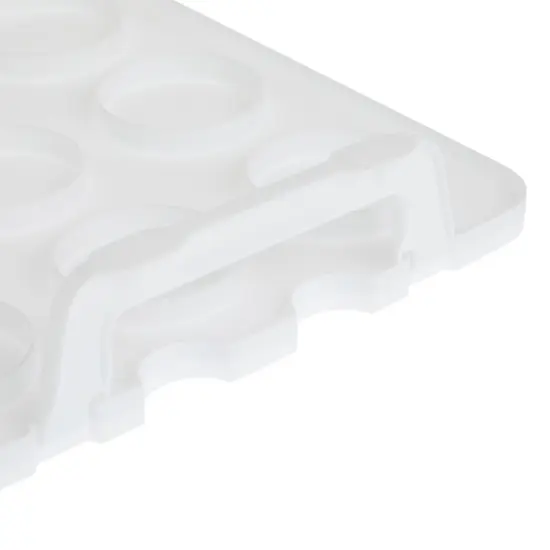 2 Tier Cupcake Carrier for 24 Cupcakes, Transport Container with Lid for Muffins (13.5 x 10.25 x 7.5 In) Clear {7}