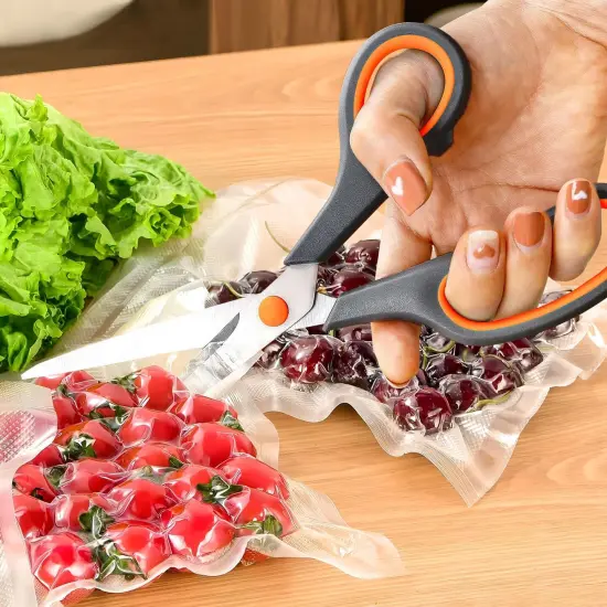 4 Pack Multipurpose Soft Grip Handle Scissors, Ultra Sharp Craft Scissors Set,All Purpose Scissors for Home Household Office Sewing School Teacher Art DIY Supplies {4}