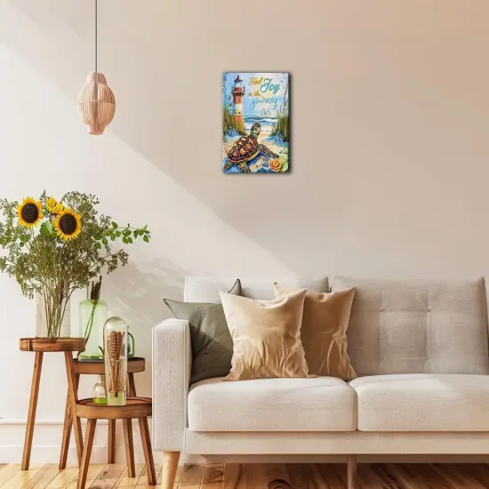 Summer Sea Turtle Wall Decor 08x12 inches {3}