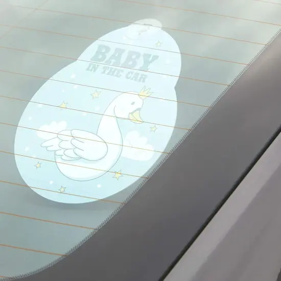 Car Window Stickers and Decals, Baby in The Car (3 Pack) Multicolor {3}