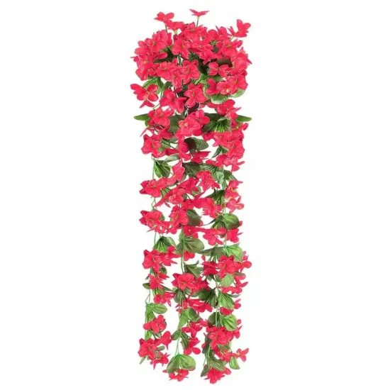 Artificial Hanging Flowers Vine Colorful Plants Home Garden Decor {1}