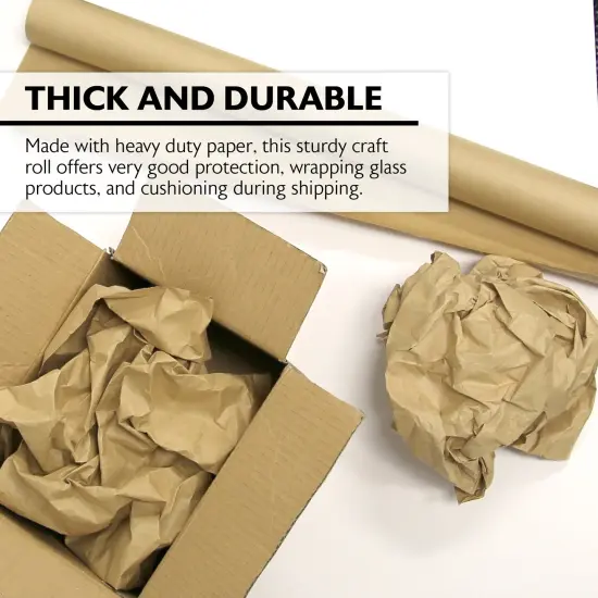 BAZIC All-Purpose Natural Kraft Wrap Paper Roll 30" X 14 ft. {5}