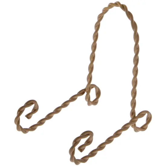 Bard's Twisted Gold-toned Wire Easel Stand, 3.5" H x 2.5" W x 3.5" D {1}