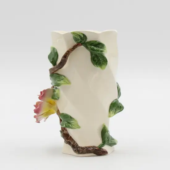 Ceramic Rose Flower Vase, Home Decor, Gift for Her, Gift for Mom {3}