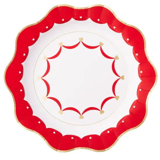 ELEGANT VALENTINE DINNER PLATES {1}