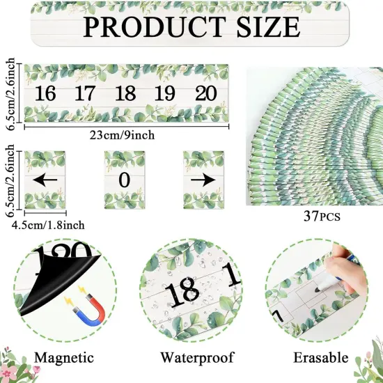 37 Piece Magnetic Numbers Line for Whiteboard {2}