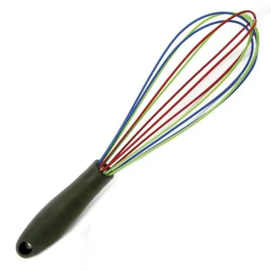 Norpro 12" Grip-EZ Scratch-Free Silicone Coated Wire Balloon Mixing Whisk {1}