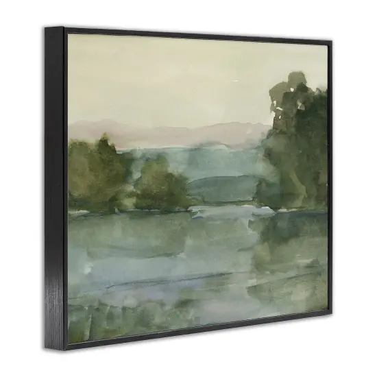 Stupell Industries Lake & Mountain View Framed Giclee By Ethan Harper {3}