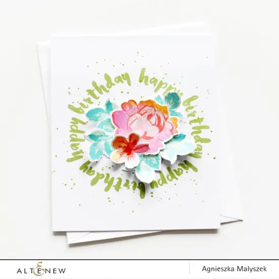 Painted Greetings Stamp Set {4}