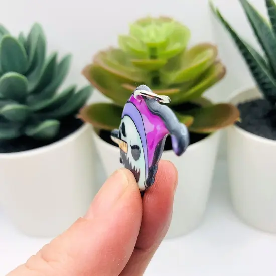 Creepy Christmas Scary Snowman Charms, 27x49mm {4}