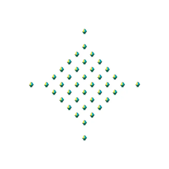 Preciosa 4mm Czech Crystals Bicone Rondelle Beads, 40pcs Emerald AB {5}