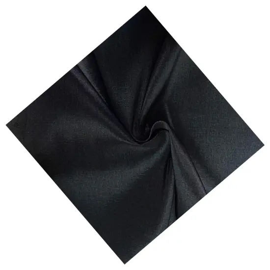 58" Wide Black Taffeta Stretch Fabric 2 Way Stretch {3}