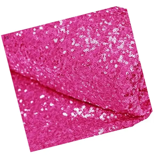 Fuchsia Sequin Fabric Tablecloths Runners Drapes and More {4}