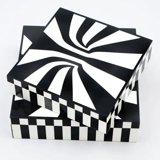 Hyphnotic Pattern Box - Set of 2 {5}