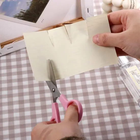 Stainless Steel Mini Craft Scissors - Multi-Purpose Portable Design for Art Projects, Sewing and Precision Cutting with Sharp Durable Blades {2}