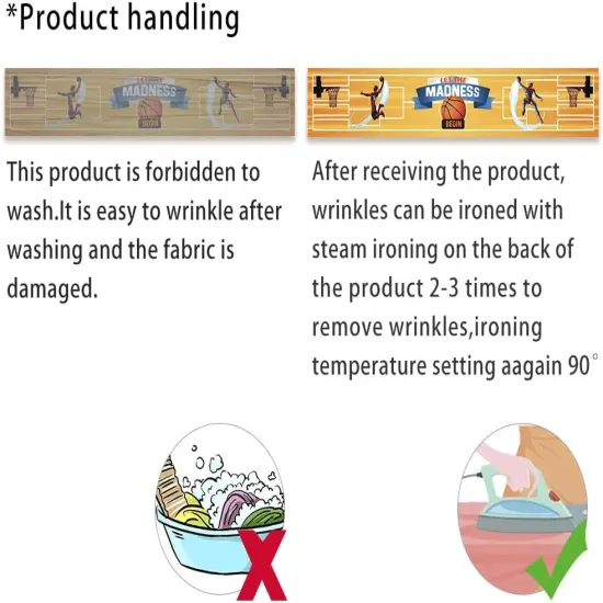 Basketball Theme Banner Party Supplies, College Basketball Party Decorations Party Banner, Let The Madness Begin, Lawn Sign Backdrop Banner for Indoor Outdoor Basketball Theme Party Supplies(9.8 x 1.5 ft) {5}