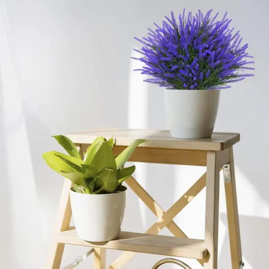 12 Bundles Summer Bushes Fake Outdoor Flowers {4}