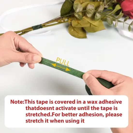 Floral Arrangement Kit with Green Floral Tape and Wire,26 Gauge Floral Stem Wire,22 Gauge Floral Wire,Boutonniere Pin for Bouquet Stem Wrap Florist. {2}