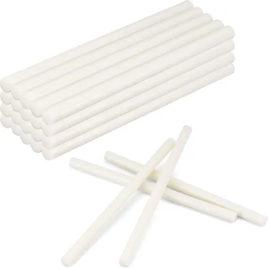 White Hot Glue Sticks Full Size 0.43&rdquo; Dia x 8&rdquo; Long, 20 pcs Hot melt Adhesive Glue Sticks, All-Purpose Colored Glue Gun Sticks for DIY White Crafting Arts and Wedding Cards, Stamp Sealing {1}