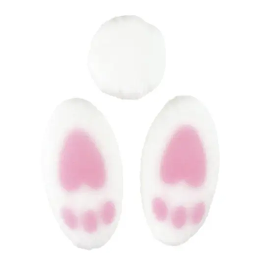 Bunny Feet and Tail Sugar Layon {4}