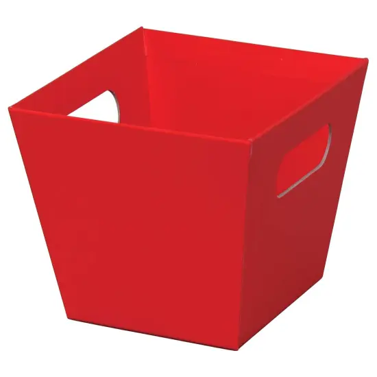 Pack/6: Red Baskety Tray - 8 x 8 x 5" {1}
