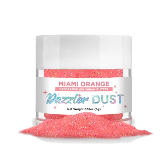 Miami Orange Electric Dazzler Dust&reg; 5 Gram Jar {5}