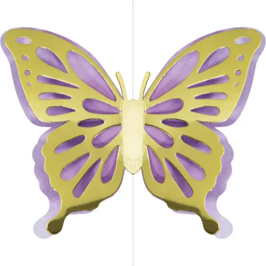 36 pc Bulk Butterfly Shimmer Hanging Cutouts {3}