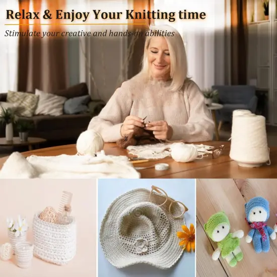 21 Sizes Crochet Hooks Set,Ergonomic Crochet Hook with Case for Arthritic Hands,Complete Crochet Set {5}