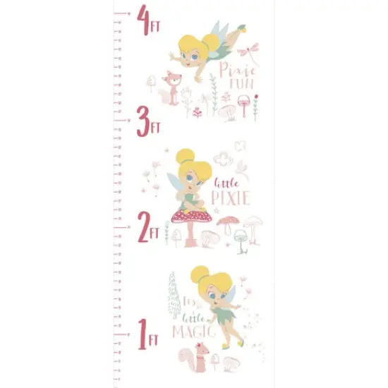 Camelot Fabrics Peter Pan & Tinkerbell Tinkerbell Growth Chart 18" Panel {1}