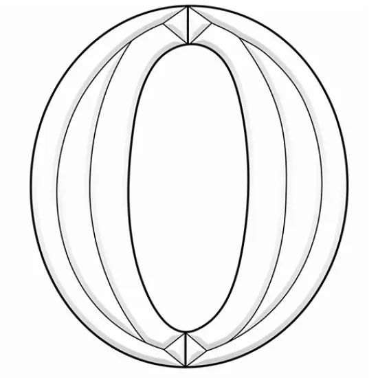 4-3/4" x 5-1/2" Exquisite Clear Glass Number 0 Bevel Cluster BN0 {1}