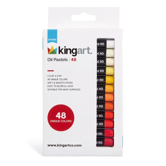 KINGART&reg; Oil Pastels 48 pc {6}