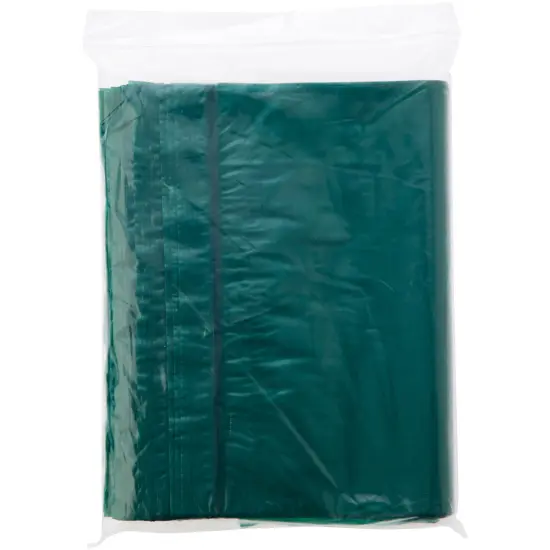 Plymor 10" x 12", Green 2 Mil Zipper Reclosable Plastic Bags {5}