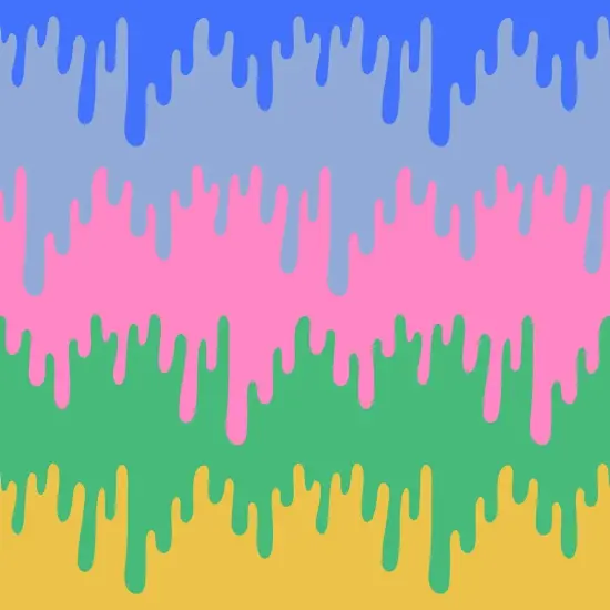 Handdrawn Colorful Drips Gift Wrap {2}