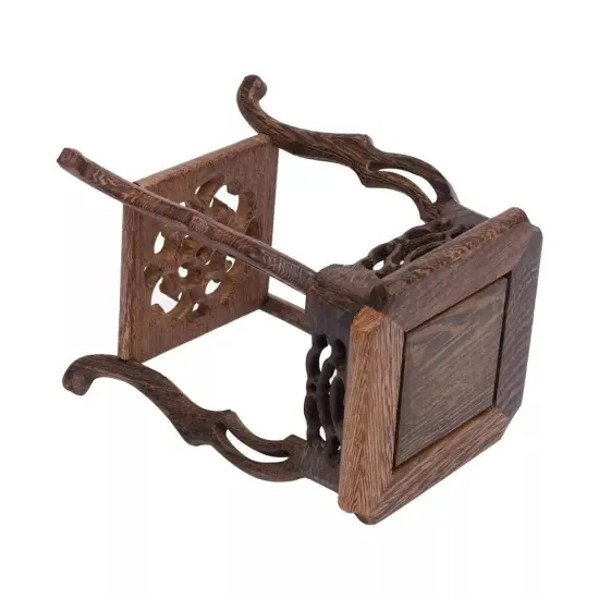 Vintage Wood Bonsai Base For Entryway Flower Pots Bonsai Display Base Decoration {3}