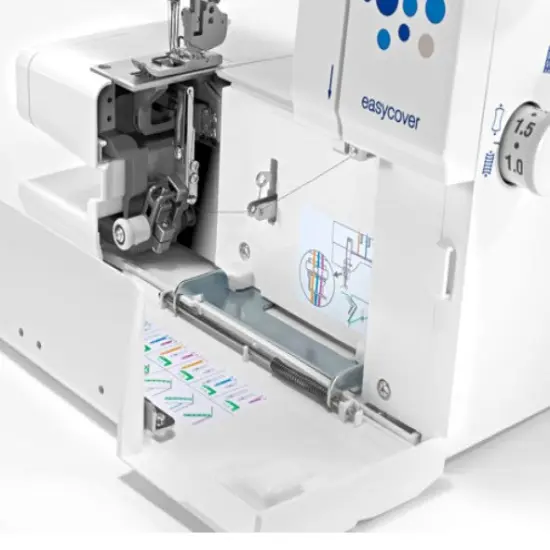 Elna Easycover Mechanical Coverlock Machine {3}