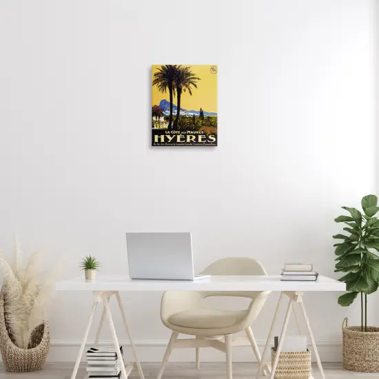 Stupell Industries Vintage Tropical Travel Ad Canvas Design by Marcus Jules {2}
