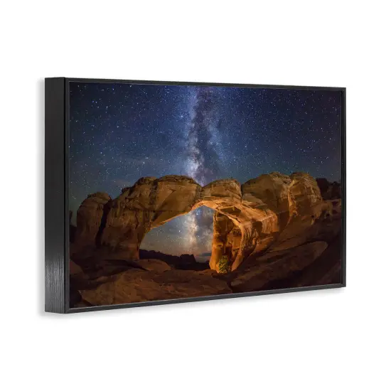 Stupell Industries Starry Sky Through Desert Arch Framed Giclee Design by Royce Bair {3}