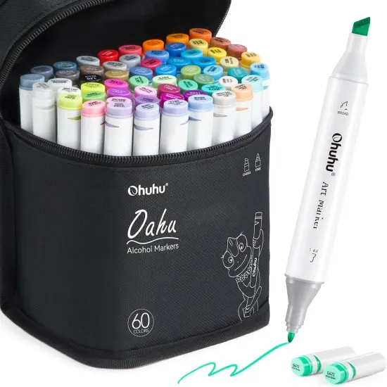 Alcohol Markers - Double Tipped Art Marker Set {1}