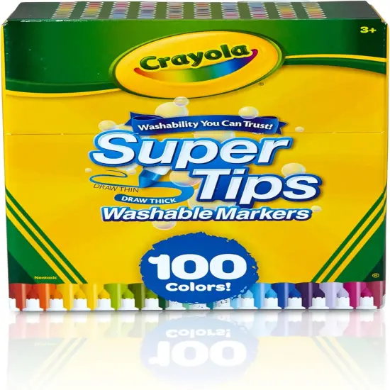 Super Tips Marker Set for Kids (100ct) {1}