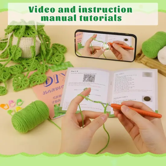 Hanging Potted Plants Knitting Starter Pack {3}