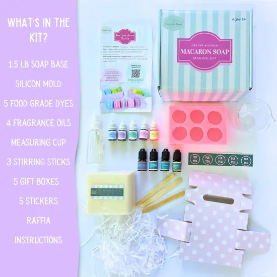 Macaron Soap Making Craft Kit for Kids {3}