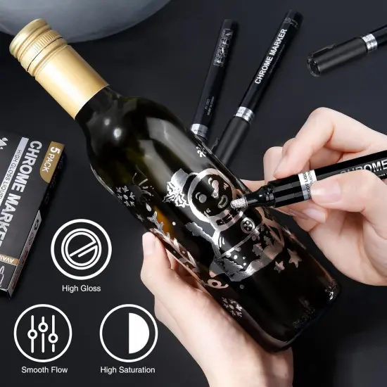 Silver Liquid Chrome Mirror Markers {2}