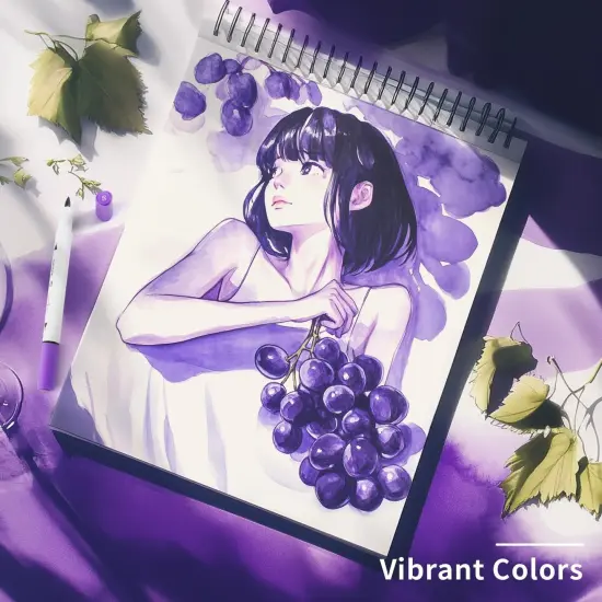 40 Colors Alcohol Markers {5}